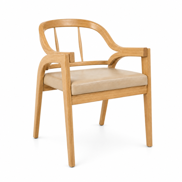 Angel Wood-Frame Restaurant Chair for commercial restaurant and hospitality interiors