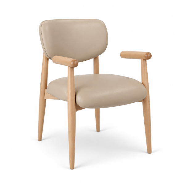 Arsa Wood-Frame Restaurant Chair for commercial restaurant and hospitality interiors