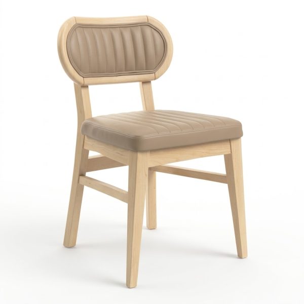 Asya Wood-Frame Restaurant Chair for commercial restaurant and hospitality interiors