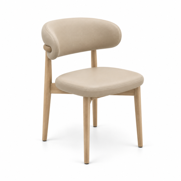 Doria Wood-Frame Restaurant Chair for commercial restaurant and hospitality interiors