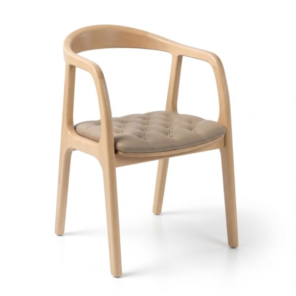 Erka Wood-Frame Restaurant Chair for commercial restaurant and hospitality interiors