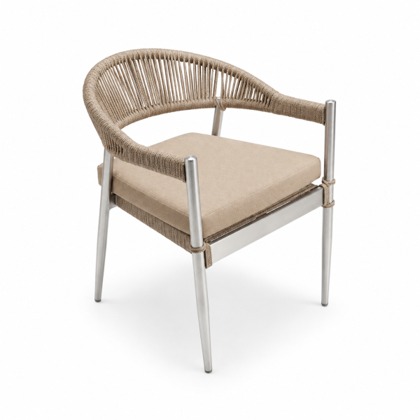 Ezel Outdoor Restaurant Chair for commercial restaurant and hospitality interiors