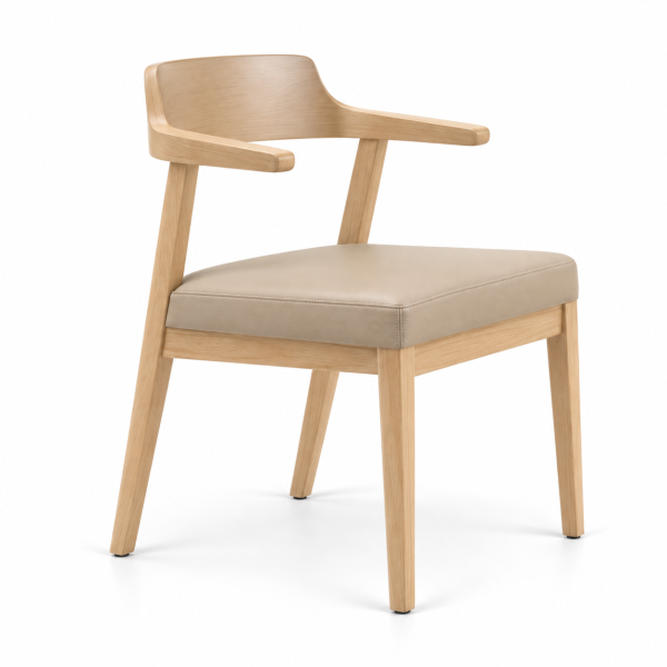 Gen Wood-Frame Restaurant Chair for commercial restaurant and hospitality interiors