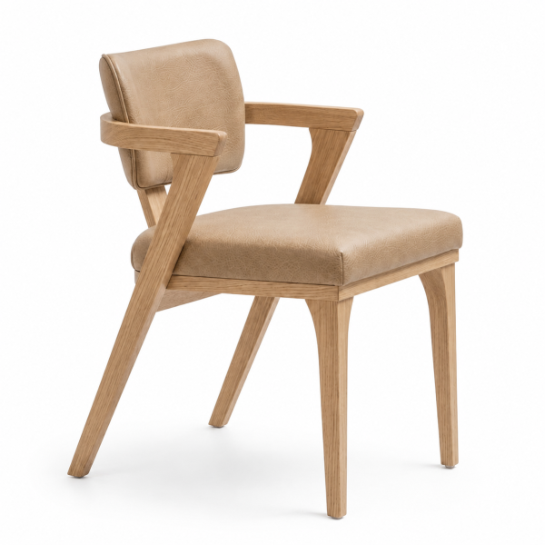 Helin Wood-Frame Restaurant Chair for commercial restaurant and hospitality interiors