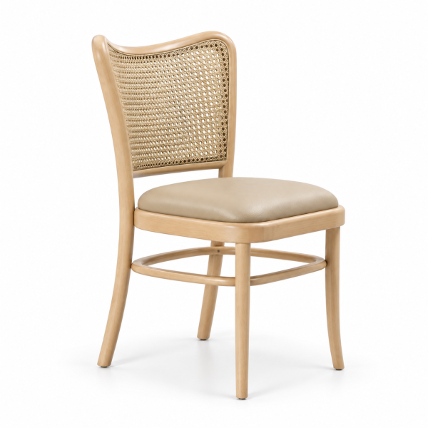 Jena Wood-Frame Restaurant Chair for commercial restaurant and hospitality interiors