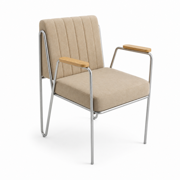 Kamber Metal Restaurant Chair for commercial restaurant and hospitality interiors