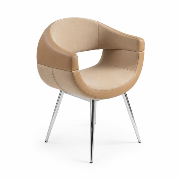 Kuafor Metal Restaurant Chair for commercial restaurant and hospitality interiors