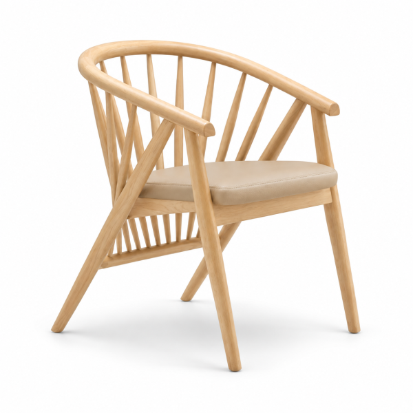 Line Wood-Frame Restaurant Chair for commercial restaurant and hospitality interiors