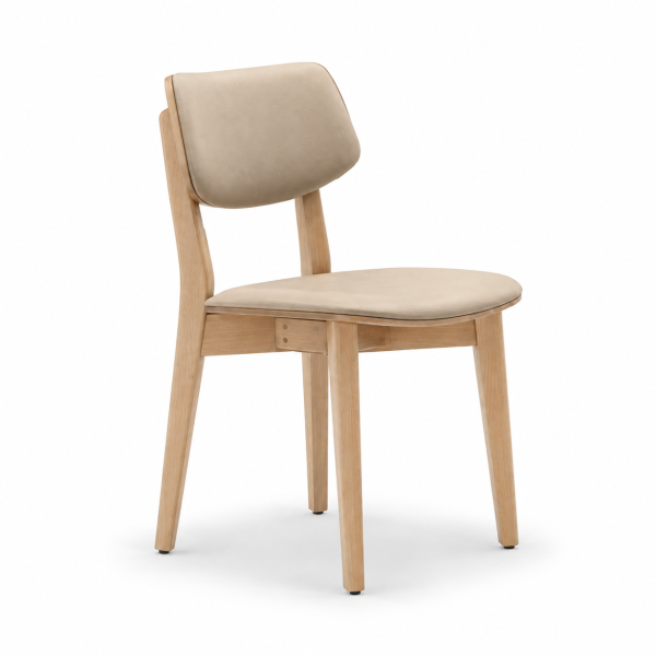 Mata Wood-Frame Restaurant Chair for commercial restaurant and hospitality interiors