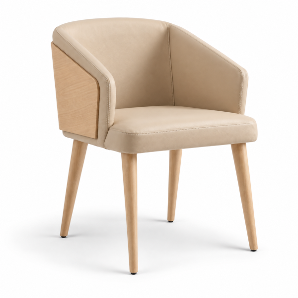 Molde Wood-Frame Restaurant Chair for commercial restaurant and hospitality interiors