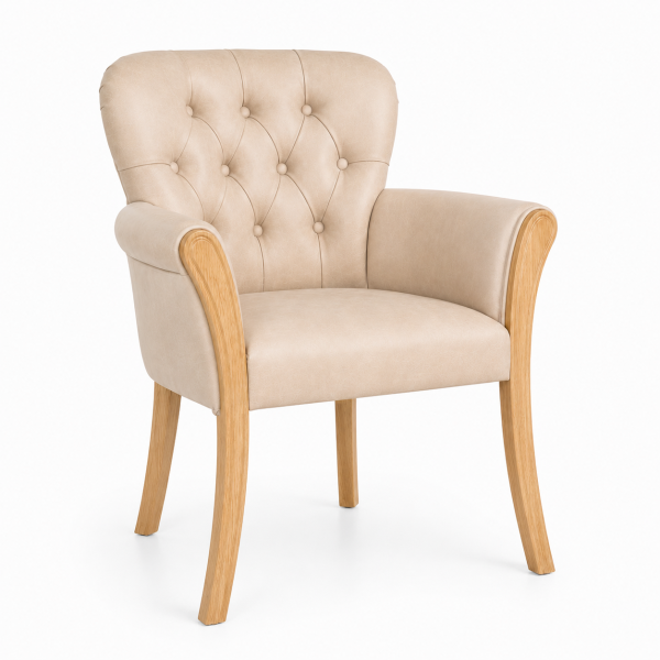 Nisa Wood-Frame Restaurant Chair for commercial restaurant and hospitality interiors