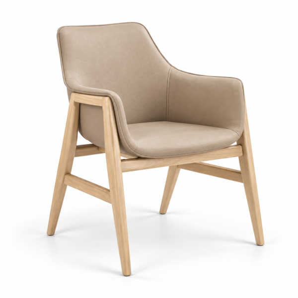 Nora Wood-Frame Restaurant Chair for commercial restaurant and hospitality interiors