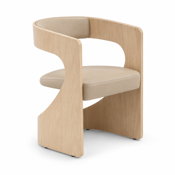Qsit Wood-Frame Restaurant Chair for commercial restaurant and hospitality interiors