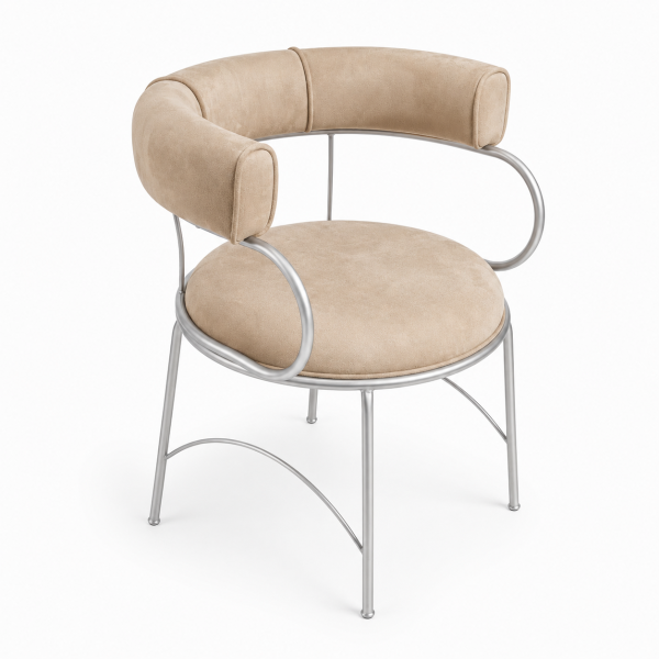 Rauf Metal Restaurant Chair for commercial restaurant and hospitality interiors