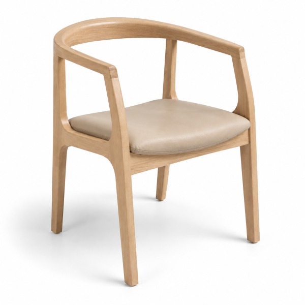River Wood-Frame Restaurant Chair for commercial restaurant and hospitality interiors
