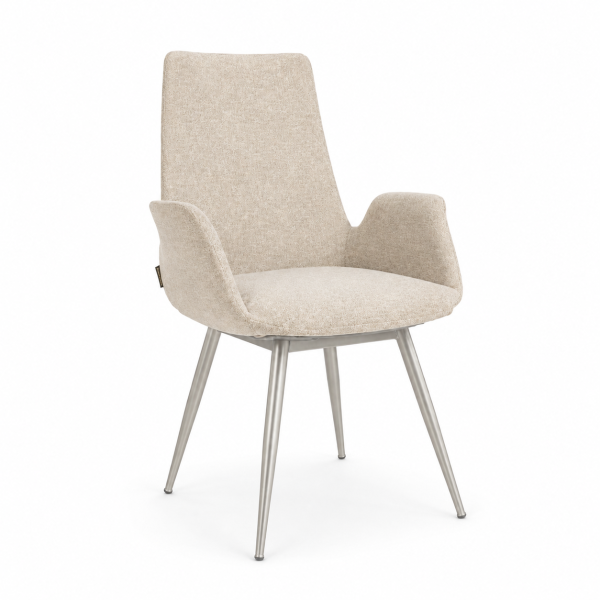 Sena Uzun Metal Restaurant Chair for commercial restaurant and hospitality interiors
