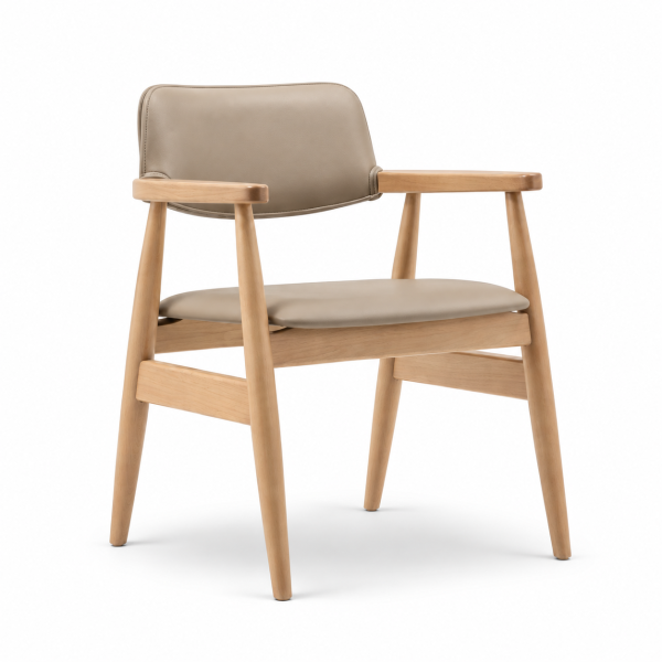Taba Wood-Frame Restaurant Chair for commercial restaurant and hospitality interiors
