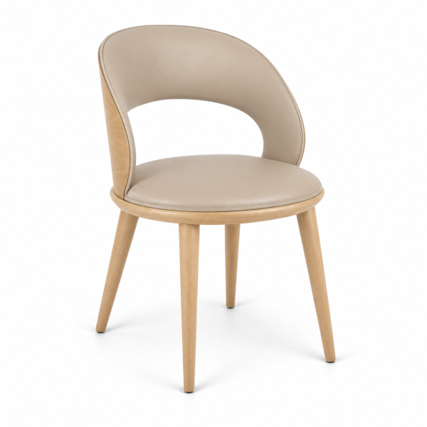 Tuna Wood-Frame Restaurant Chair for commercial restaurant and hospitality interiors