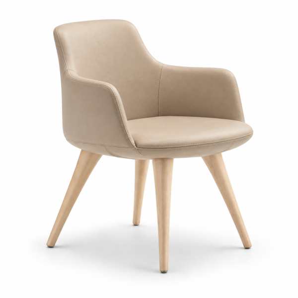 Zero Wood-Frame Restaurant Chair for commercial restaurant and hospitality interiors